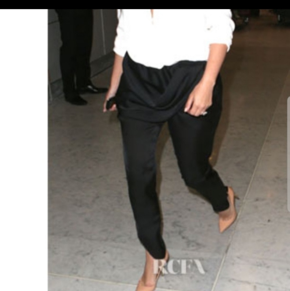 Faith connexion drape pants, Kim k